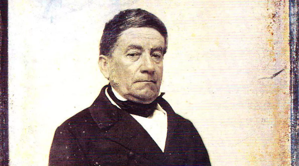 EN SUS ÚLTIMOS AÑOS. Única fotografía de Paz que se conoce. Es un daguerrotipo de 1854.