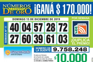 Los Números de Oro de LA GACETA