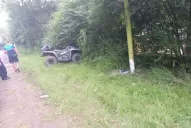 Un reconocido visitador médico murió al chocar con su cuatriciclo en El Cadillal