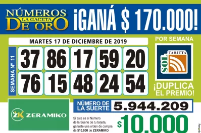 Los Números de Oro de LA GACETA