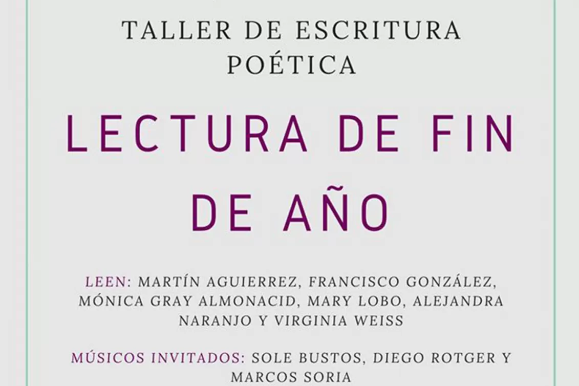 Taller de escritura: se hará hoy la lectura de poemas