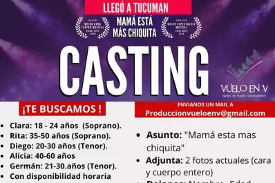 Casting: convocatoria de Vuelo en V