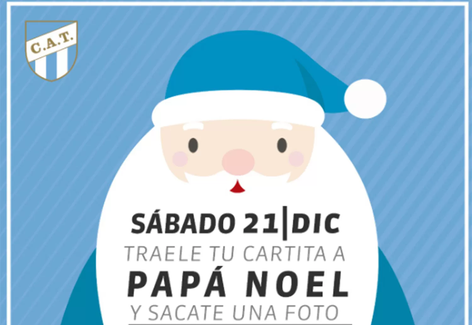 Buenas noticias para los decanitos: Papá Noel visitará el Monumental