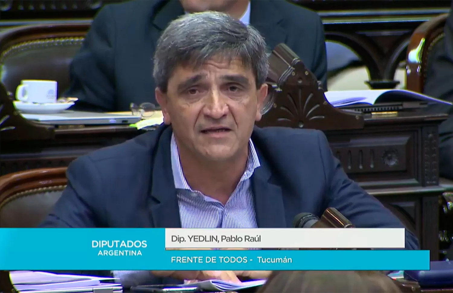 PABLO YEDLIN. El diputado habló sobre la emergencia sanitaria.