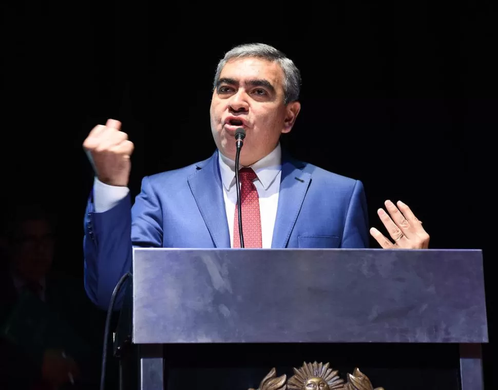 HASTA MARZO. Alfaro aún no oficializó la conformación del organigrama de su gabinete para su mandato. la gaceta / Foto de José Nuno (archivo)