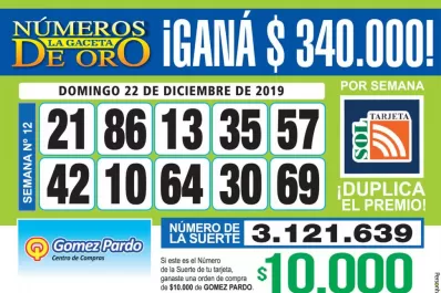 Los Números de Oro de LA GACETA