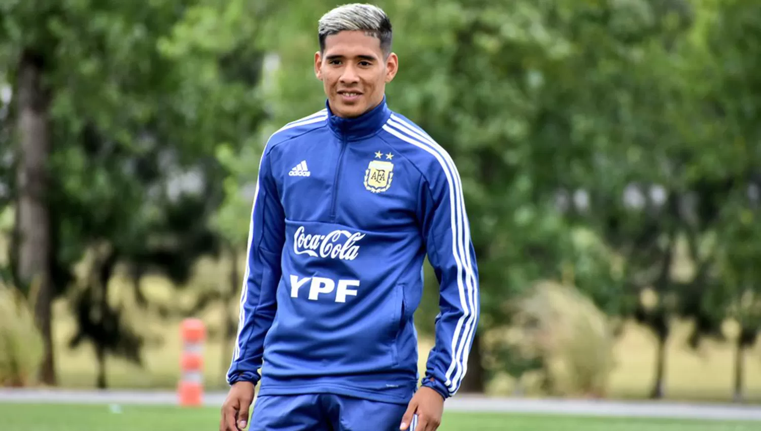 Matías Zaracho comenzó a entrenarse desde el sábado con la Sub 23. (FOTO TOMADA DE TWITTER @Argentina)