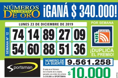 Los Números de Oro de LA GACETA