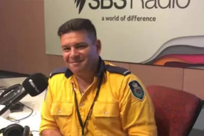 Xavier Cerbelli, el bombero argentino que pasa su Navidad combatiendo incendios en Australia