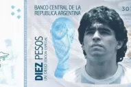 Proponen billetes de Maradona para cambiarlos por dólares