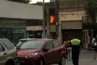 Video: susto por un incendio en un departamento en avenida República del Líbano
