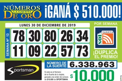 Los Números de Oro de LA GACETA