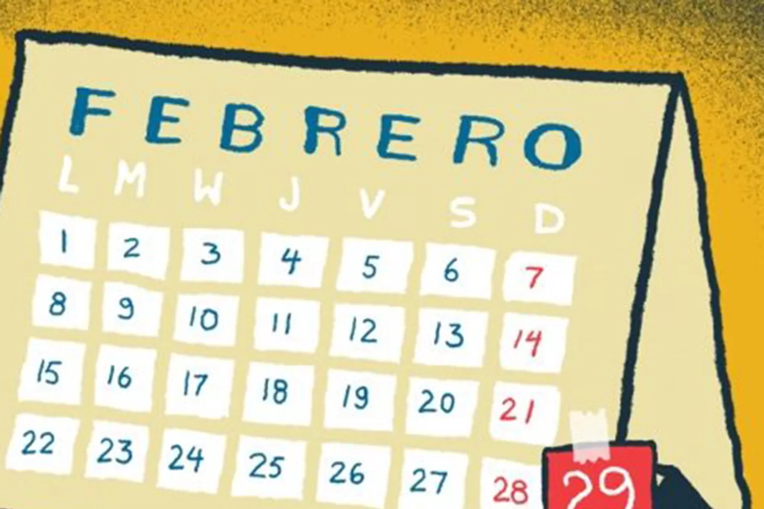 Si no lo habías notado, el calendario de 2020 viene con un día más en febrero.