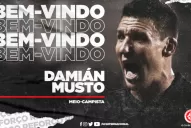 La emoción de Musto al ser anunciado como refuerzo del Inter de Porto Alegre