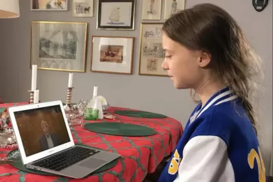 Calentamiento global: “hablar con Trump, una pérdida de tiempo”, dijo Greta Thunberg
