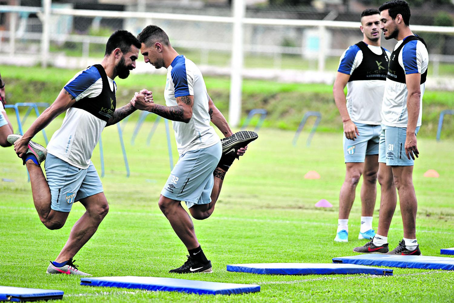 En Atlético reinó la paz en el esperado inicio de la pretemporada  