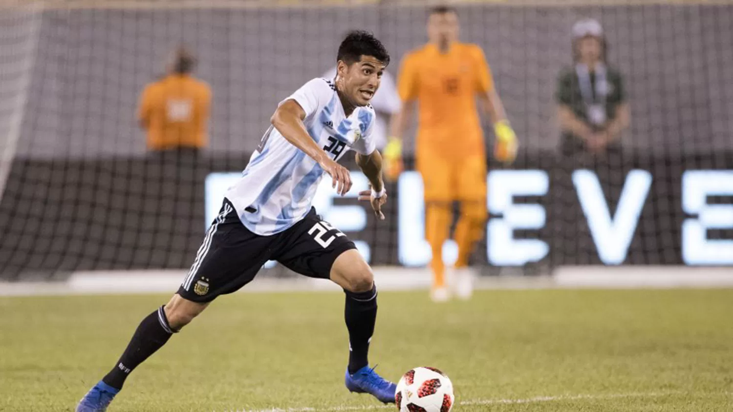 Palacios es una de las apuestas del seleccionado albiceleste. ARCHIVO 