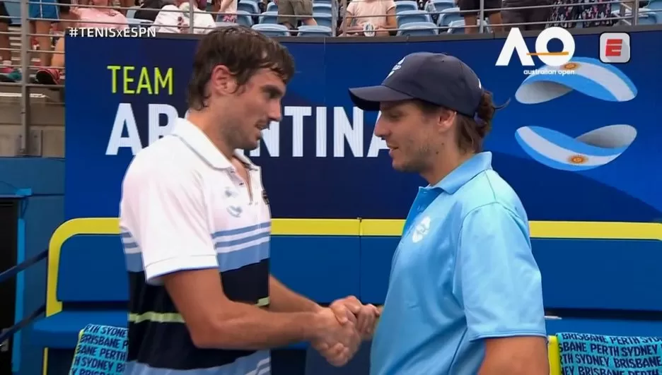 Copa ATP: Guido Pella le dio a Argentina el primer punto ante Polonia 