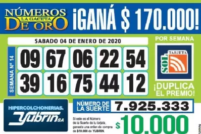 Los Números de Oro de LA GACETA