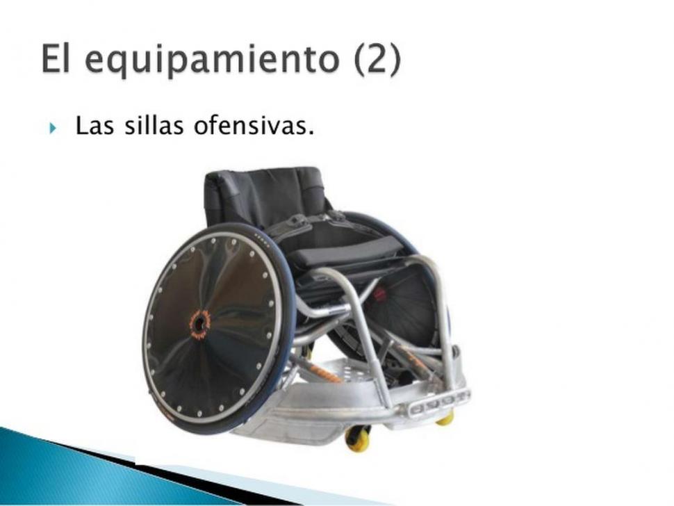 SILLA OFENSIVA. Está configurada para la velocidad y la movilidad.