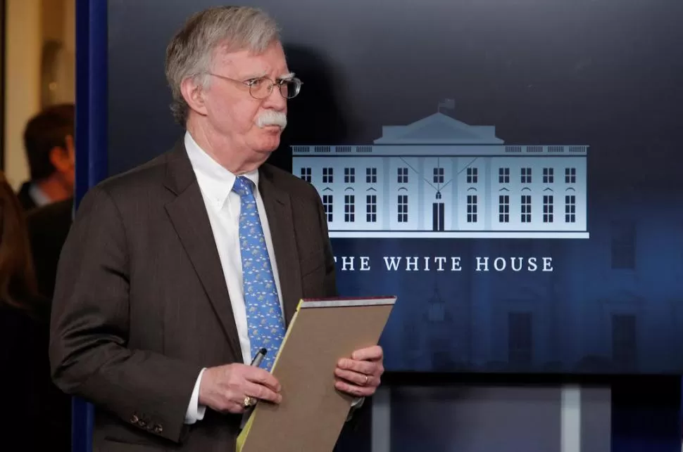 JOHN BOLTON. El ex asesor que se desempeñó en la Casa Blanca. reuters (archivo)