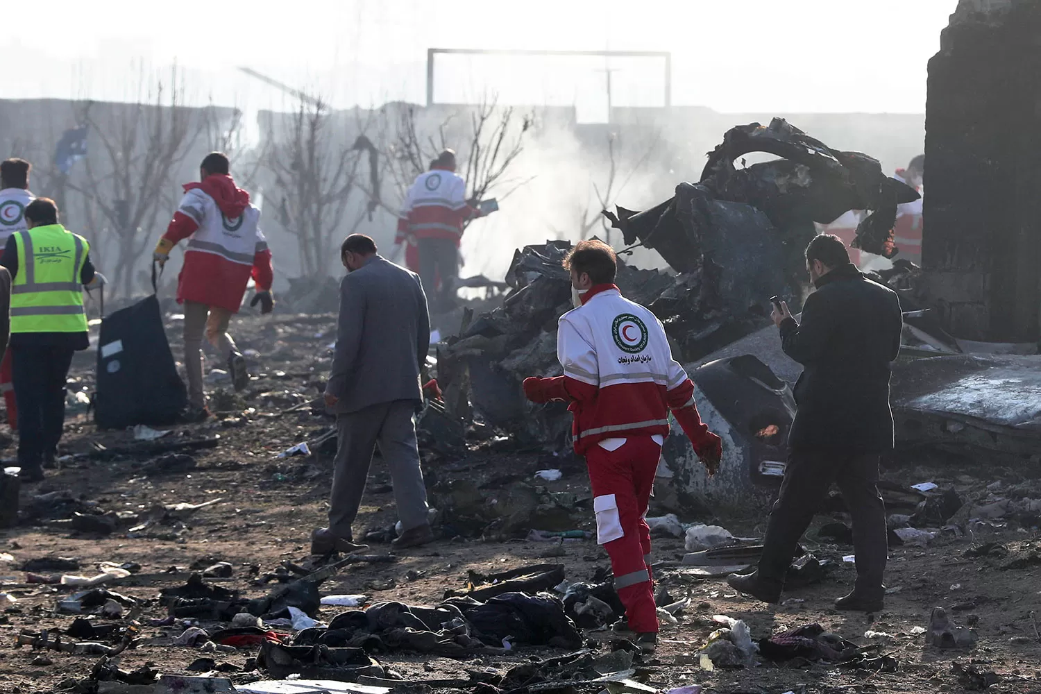 SOSPECHAS. Desde Canadá aseguran que el avión ucraniano fue derribado por un misil iraní. TÉLAM