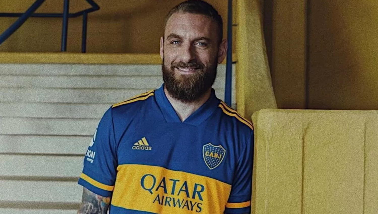 Una de las imágenes de la camiseta de Boca que se filtró en las redes. 