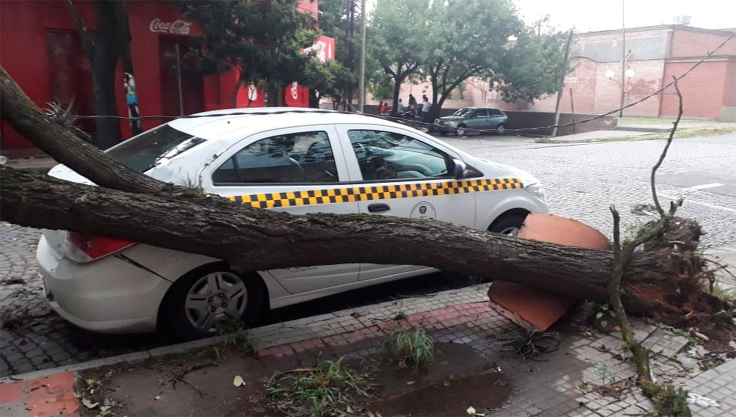 TRÁNSITO CORTADO. Durante varias horas, se interrumpió el tránsito en calle Cuba para que la Municipalidad trabaje en el lugar.