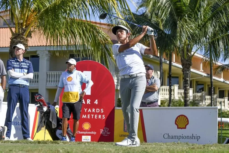 LISTO PARA LA ACCIÓN. Después de su descanso en Tucumán, Núñez debutará hoy a las 14.15 en Bahamas. pga tour la
