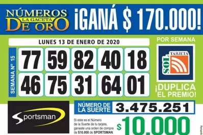 Los Números de Oro de LA GACETA