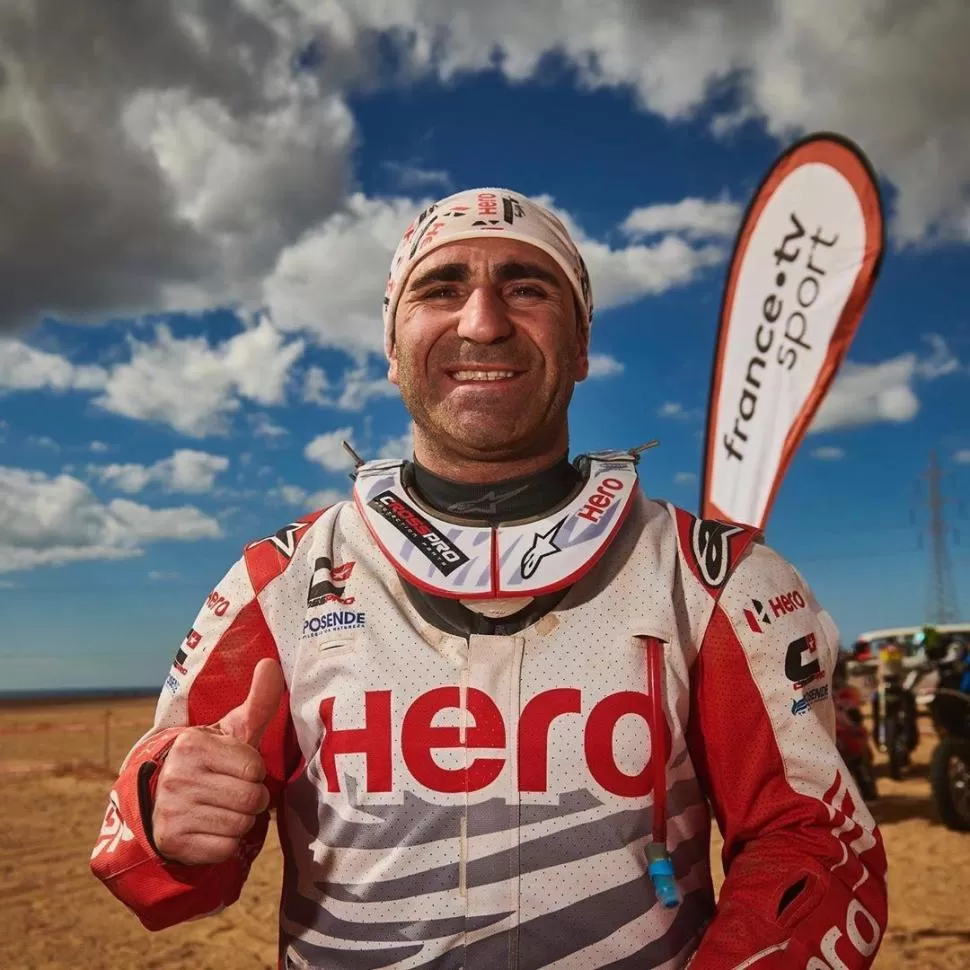 RALLY DE LUTO. El portugués Paulo Gonçalves estaba a tres semanas de cumplir 41 años. Era muy querido por sus colegas. prensa