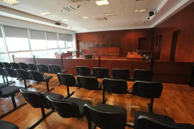 Así es la sala donde se desarrolla la inédita audiencia oral y pública