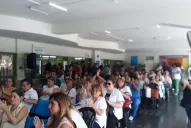 Autoconvocados de la salud vuelven a protestar por la suspensión de la cláusula gatillo