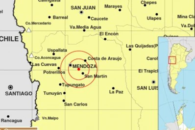 Se registró un fuerte sismo de 5,1 grados en el centro de Mendoza
