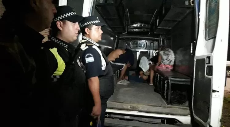 Las imágenes del operativo que se realizó para dar con los presuntos autores del hecho. 