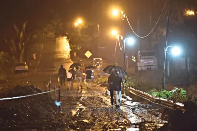 La tormenta causó daños, miedo y puso a todos en alerta