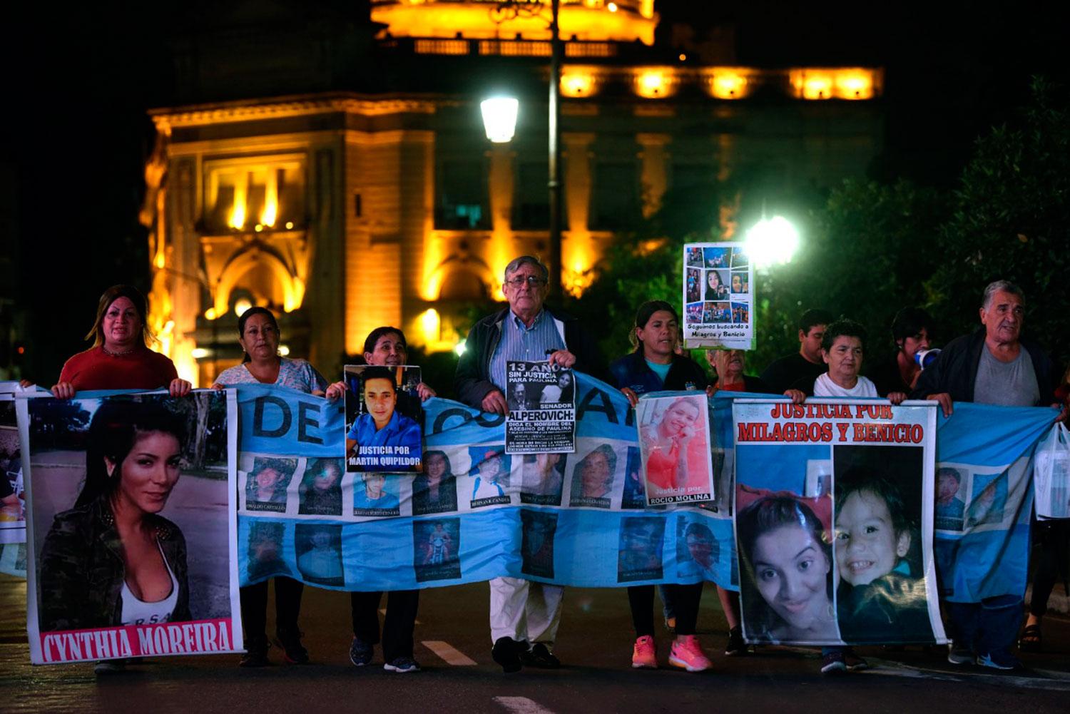 JUSTICIA. Los familiares nunca bajarán los brazos, mientras buscan respuestas.