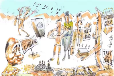 Con el agua hasta el cuello