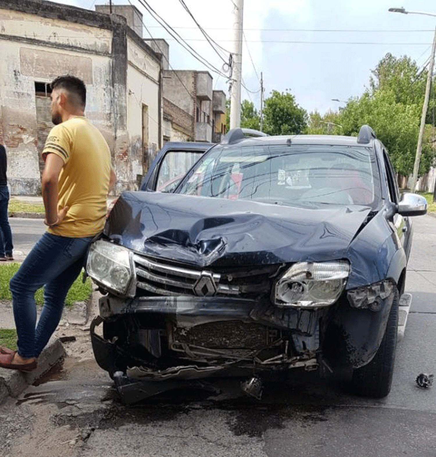 Impresionante accidente en Villa Luján