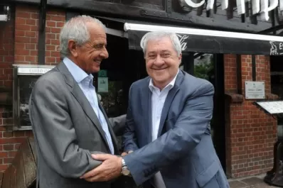 Boca y River tuvieron el almuerzo de la paz