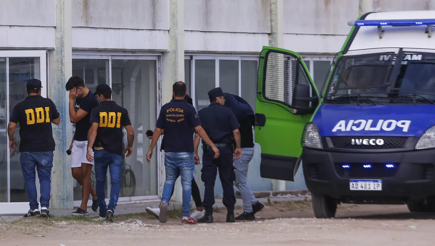 RONDA. Los rugbiers acusados de asesinar a Fernando Báez Sosa pasaron por ronda de reconocimiento. TÉLAM