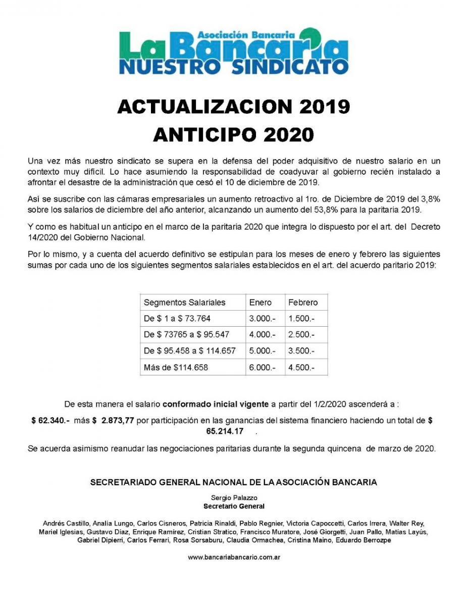 La Bancaria logró un aumento de hasta $ 10.500 y superó la suma fija del Gobierno