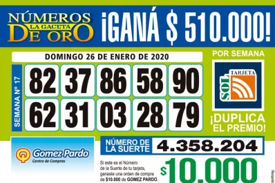 Los Números de Oro de LA GACETA