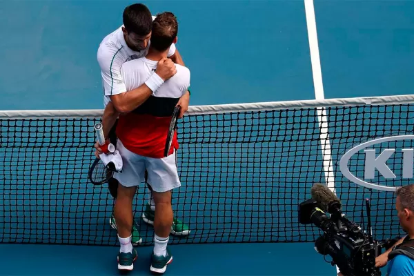 Schwartzman perdió con Djokovic y ya no quedan argentinos en el Abierto de Australia