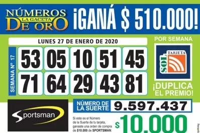 Los Números de Oro de LA GACETA