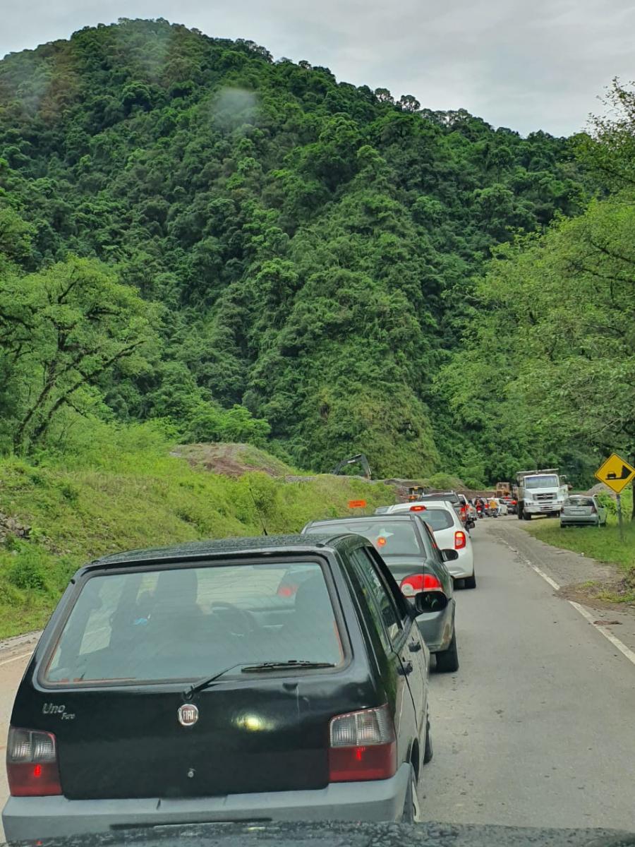 Precaución y paciencia para circular en la ruta 307