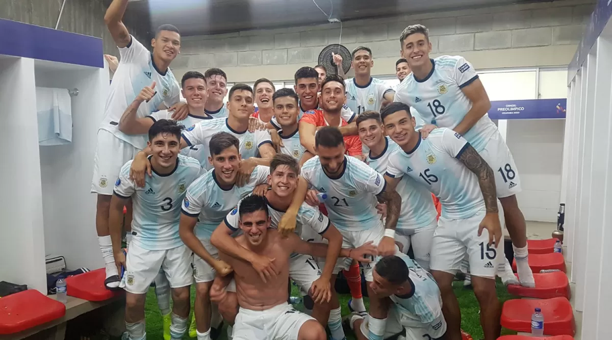 CALIDAD. En el plantel argentino hay jugadores que demuestran que tienen destino de Selección mayor en un futuro cercano. twitter @Argentina