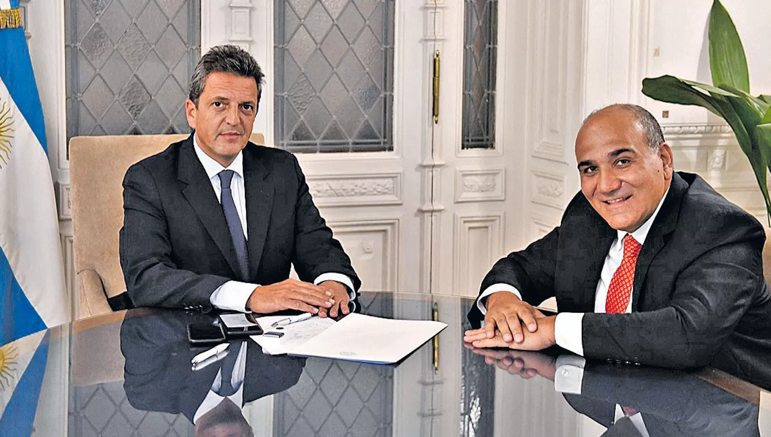 Sergio Massa y Juan Manzur