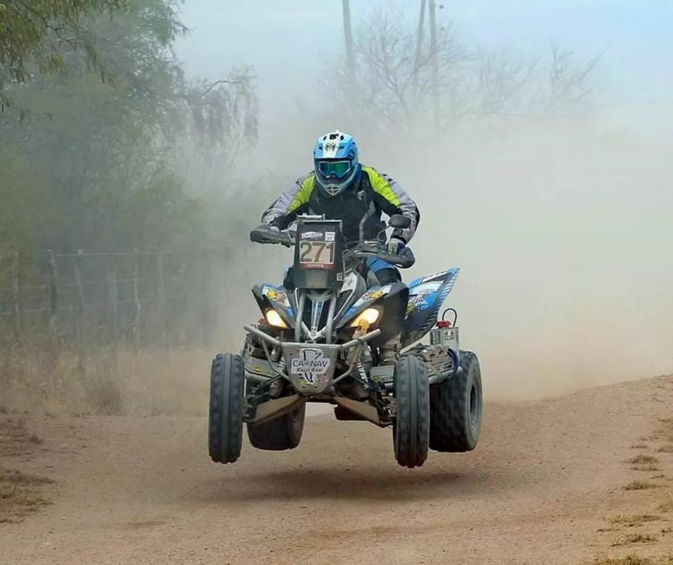 A VOLAR. Freijo Cruz está entusiasmado por empezar la carrera. 