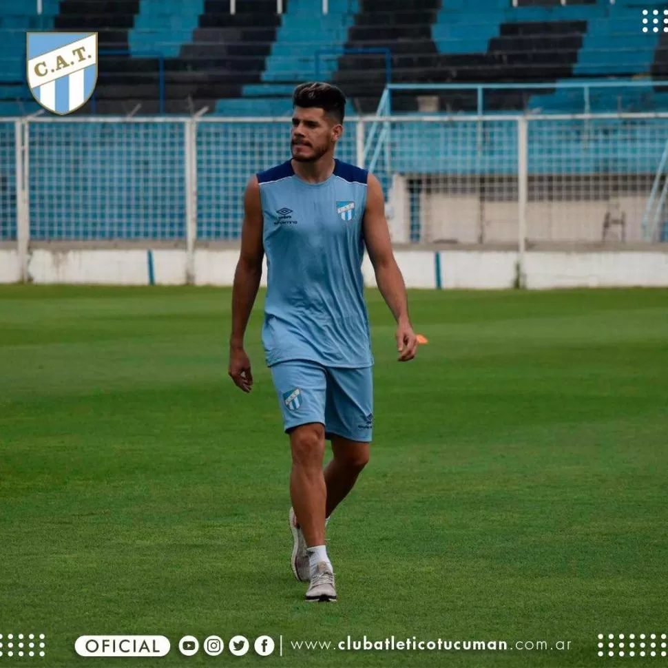  EL ÚLTIMO. Guillermo Ortiz ya se entrenó junto a sus compañeros y podría debutar ante Defensa.